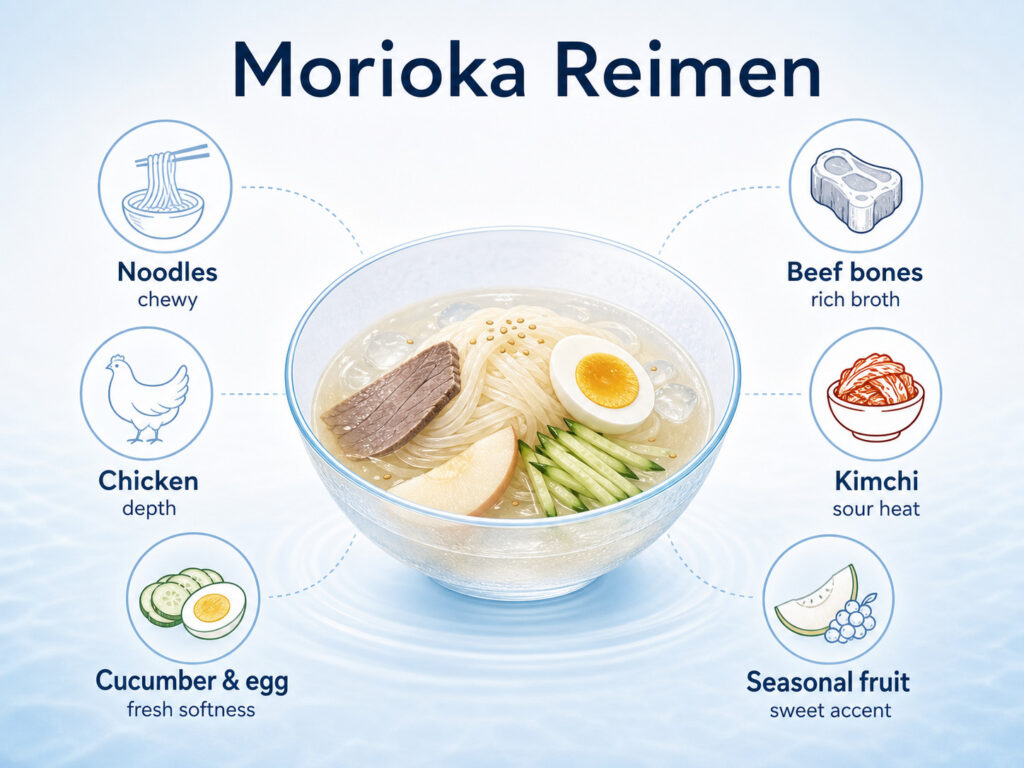 Key Ingredients of Morioka Reimen