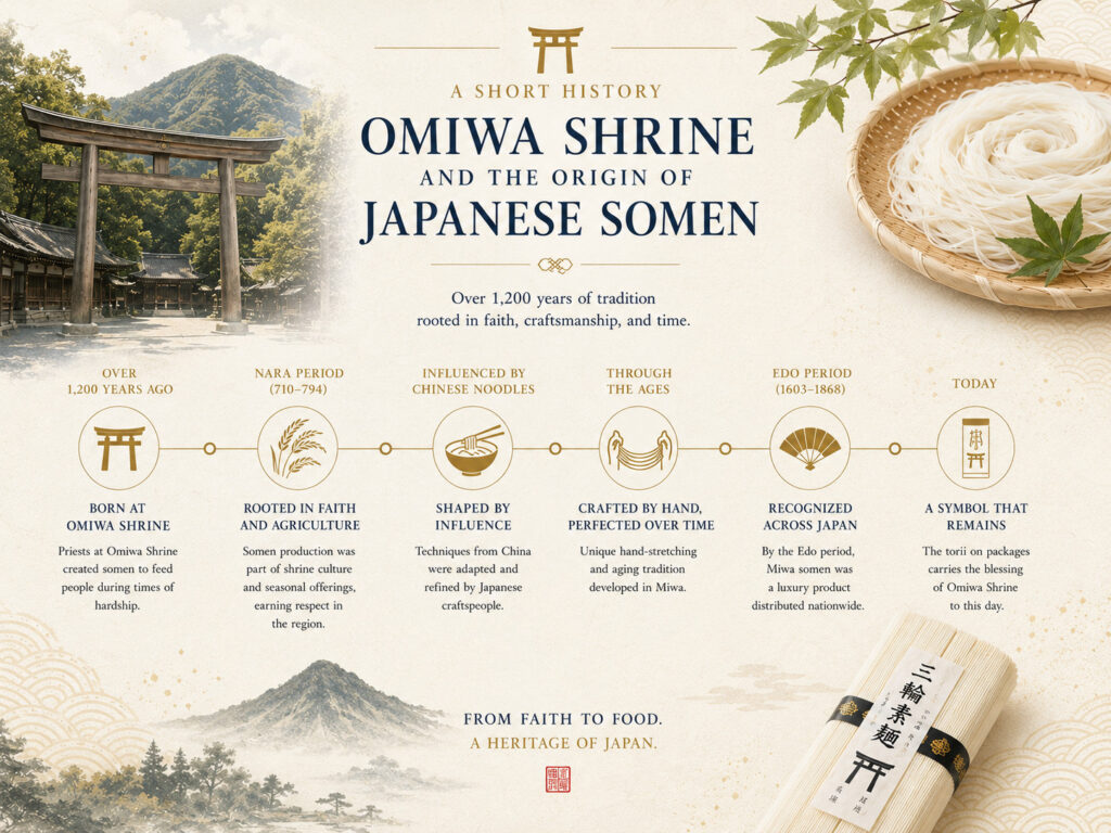 A Short History: Omiwa Shrine and the Origin of Japanese Somen