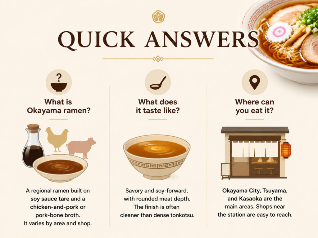 Quick Answers about okayama ramen