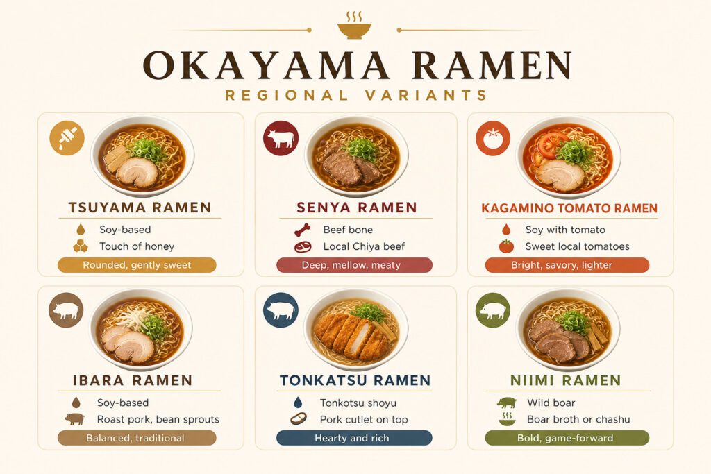Regional Variants Across Okayama