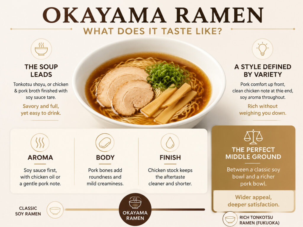 What Does Okayama Ramen Taste Like?