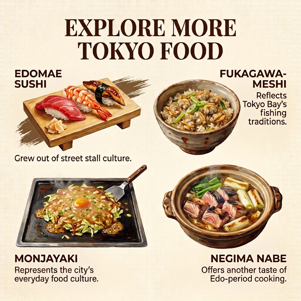 Explorez davantage la cuisine de Tokyo