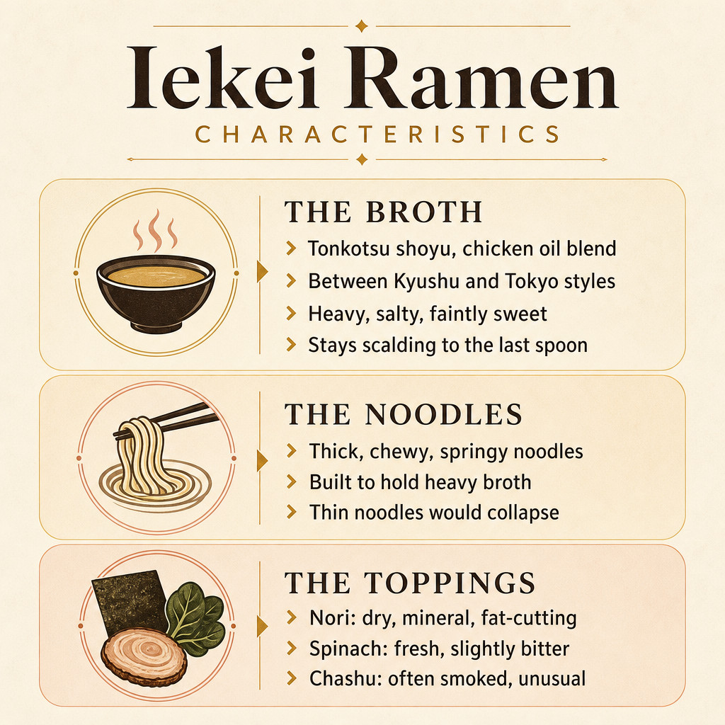 家系ラーメンの特徴