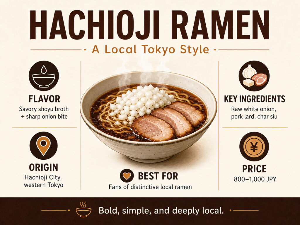 Key Points at a Glance of hachioji ramen