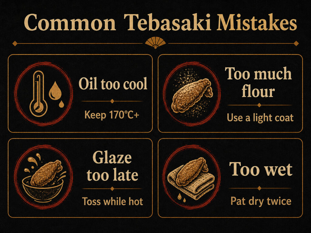 Common Mistakes When Making Tebasaki