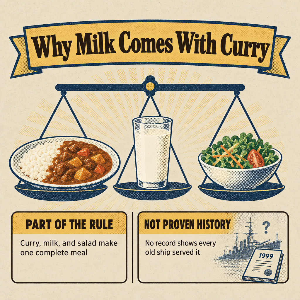 Why Is Milk Served with Navy Curry?