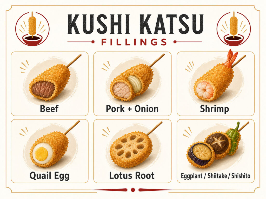 Key Ingredients of Kushi Katsu