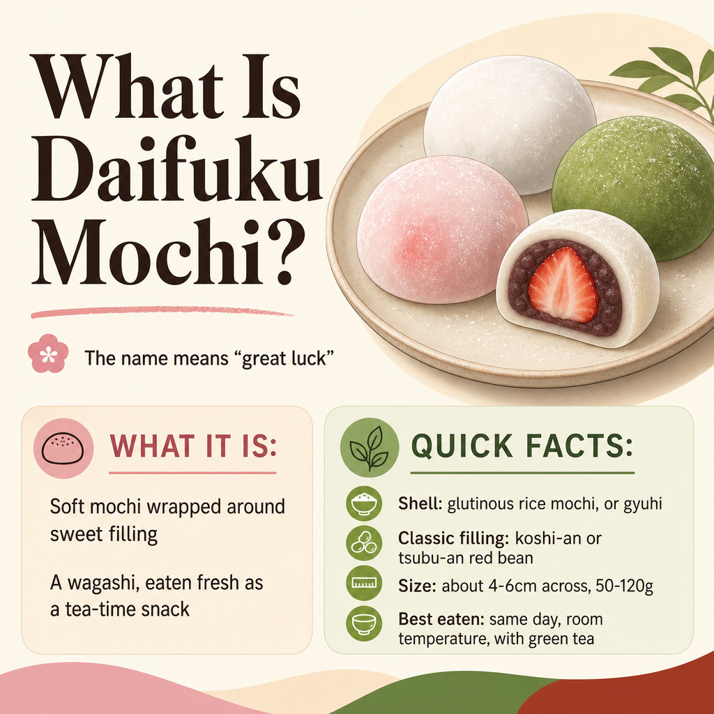¿Qué es el daifuku mochi?