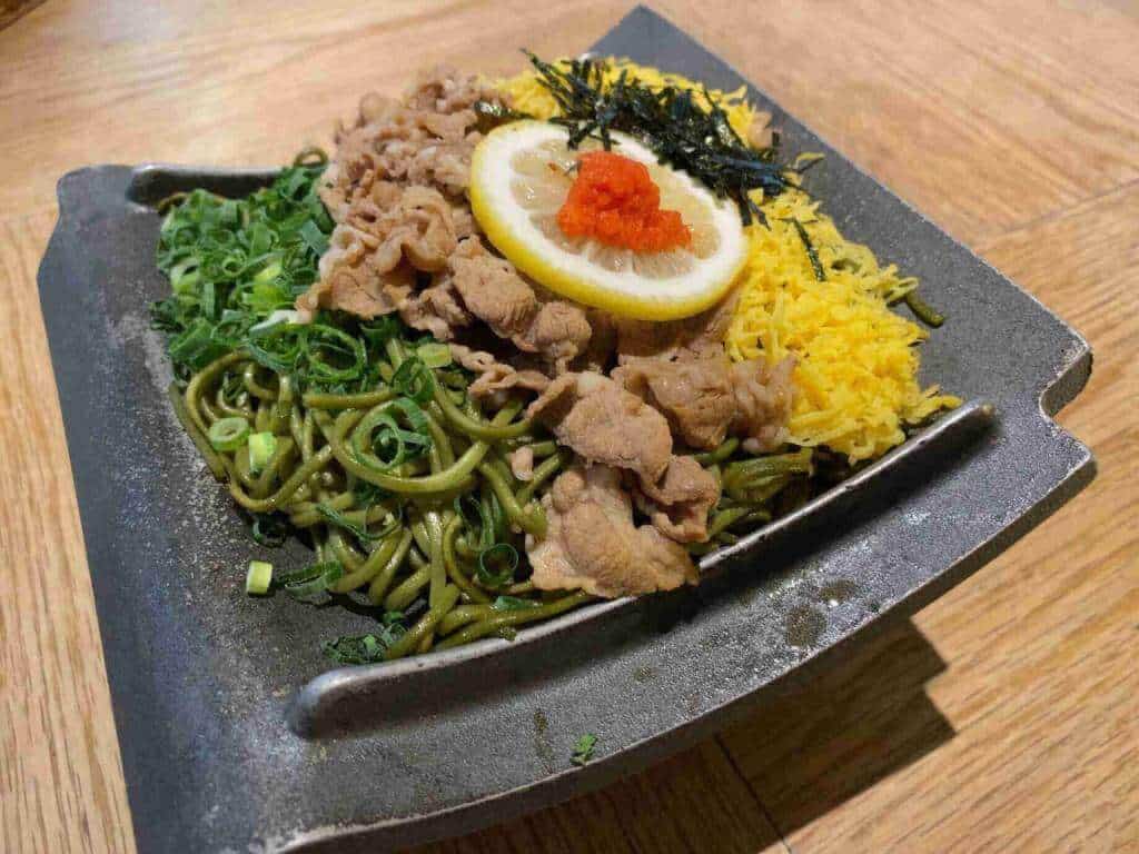 kawara soba (瓦そば)