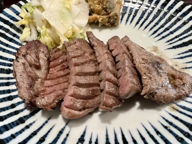 tohoku food Gyutan (牛タン)