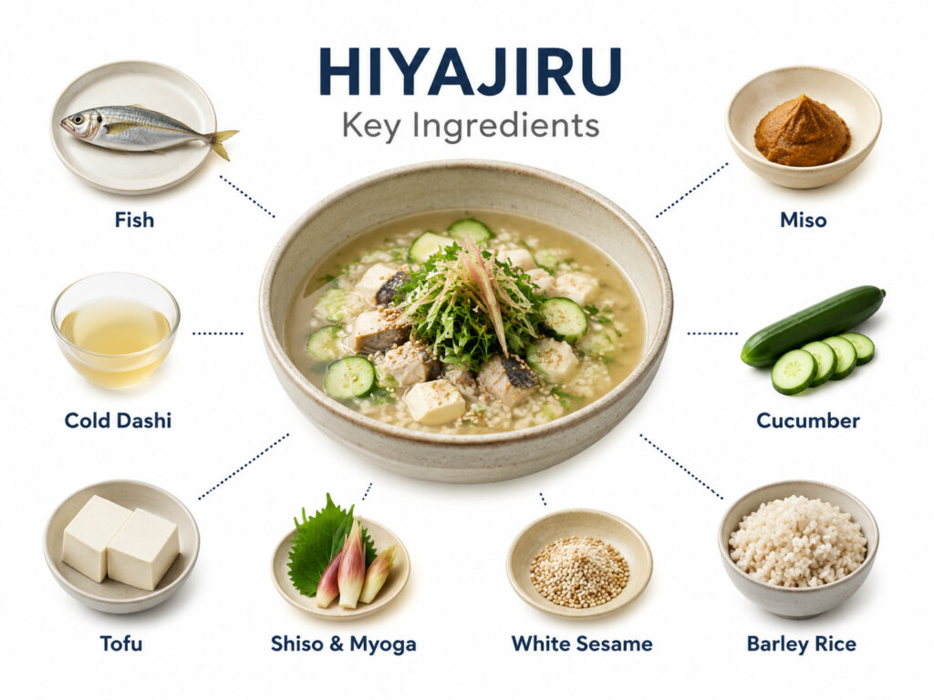 Ingrédients du Hiyajiru