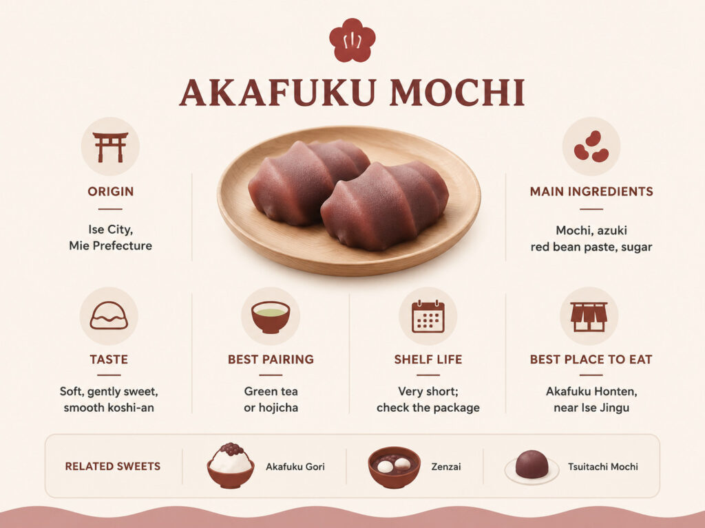 Quick Facts About Akafuku Mochi