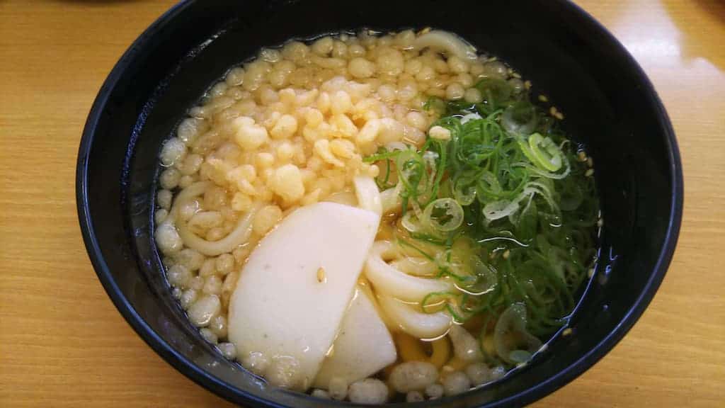 Tanuki Udon (たぬきうどん）