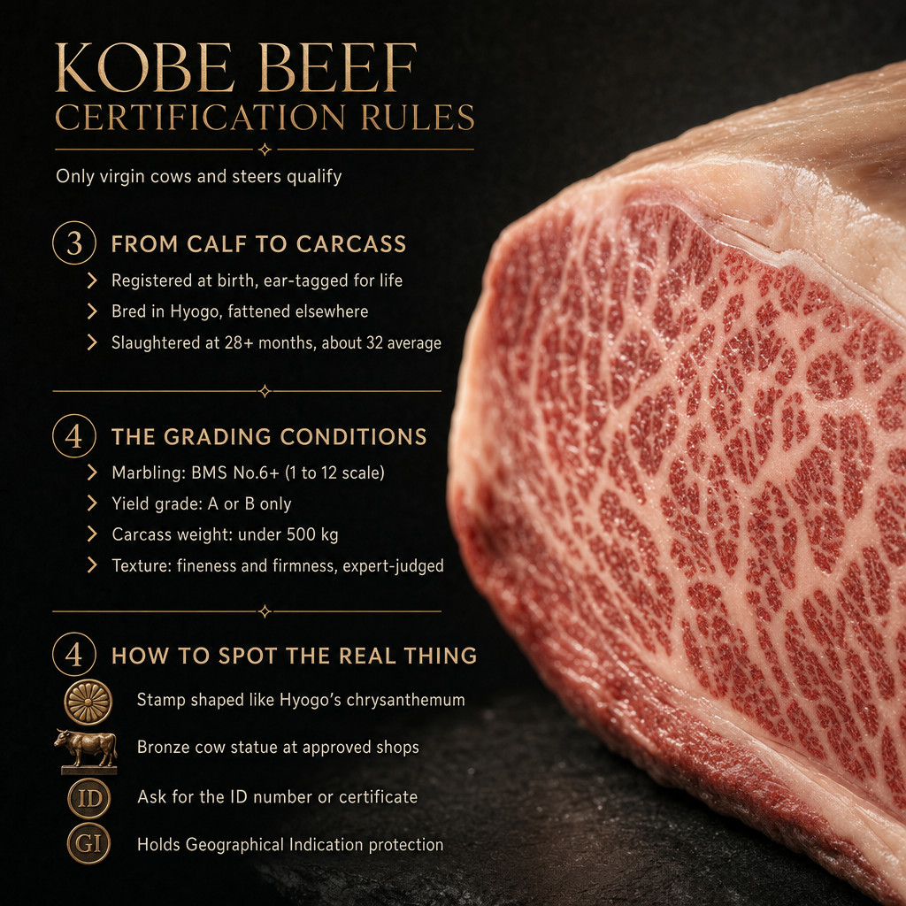 Reglas de certificación del Kobe Beef