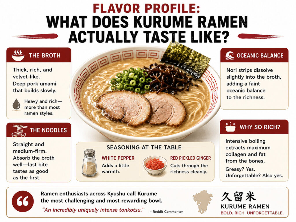 Flavor Profile: What Does Kurume Ramen Actually Taste Like?