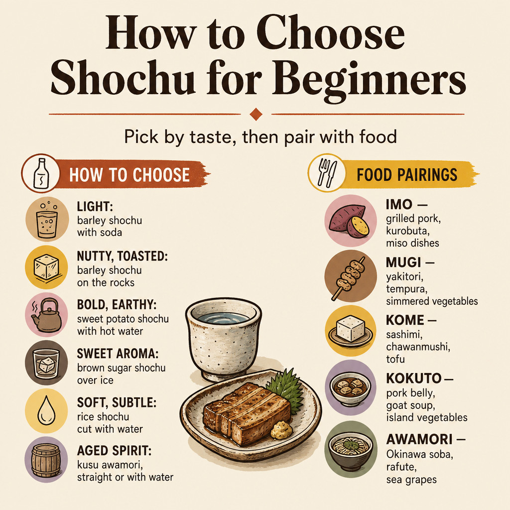 How to Choose Shochu for Beginners