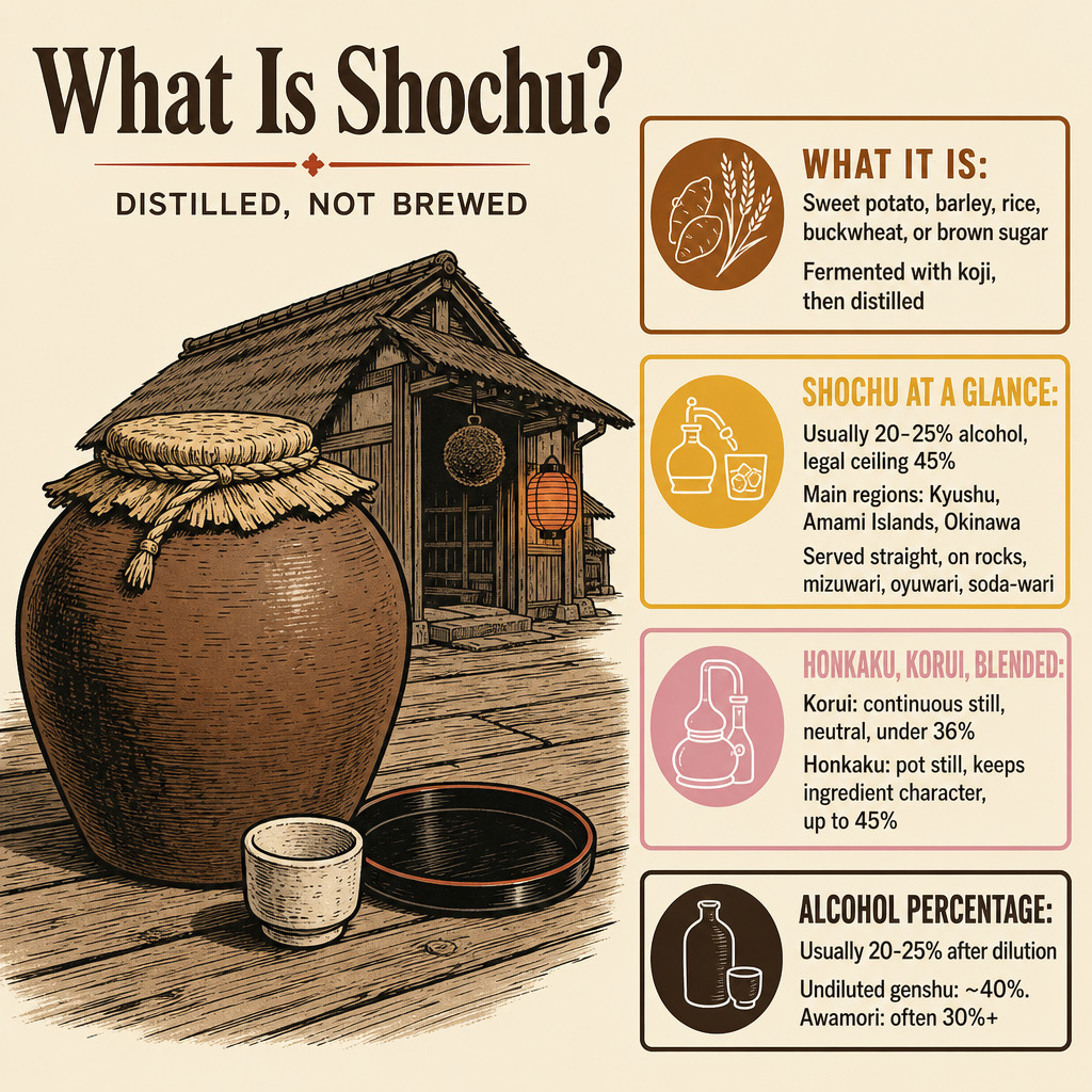 Qu'est-ce que le shochu ?