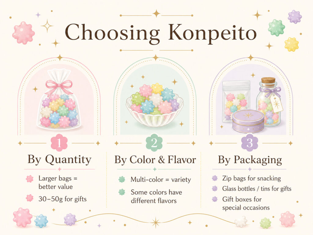 Tips on Choosing Konpeito