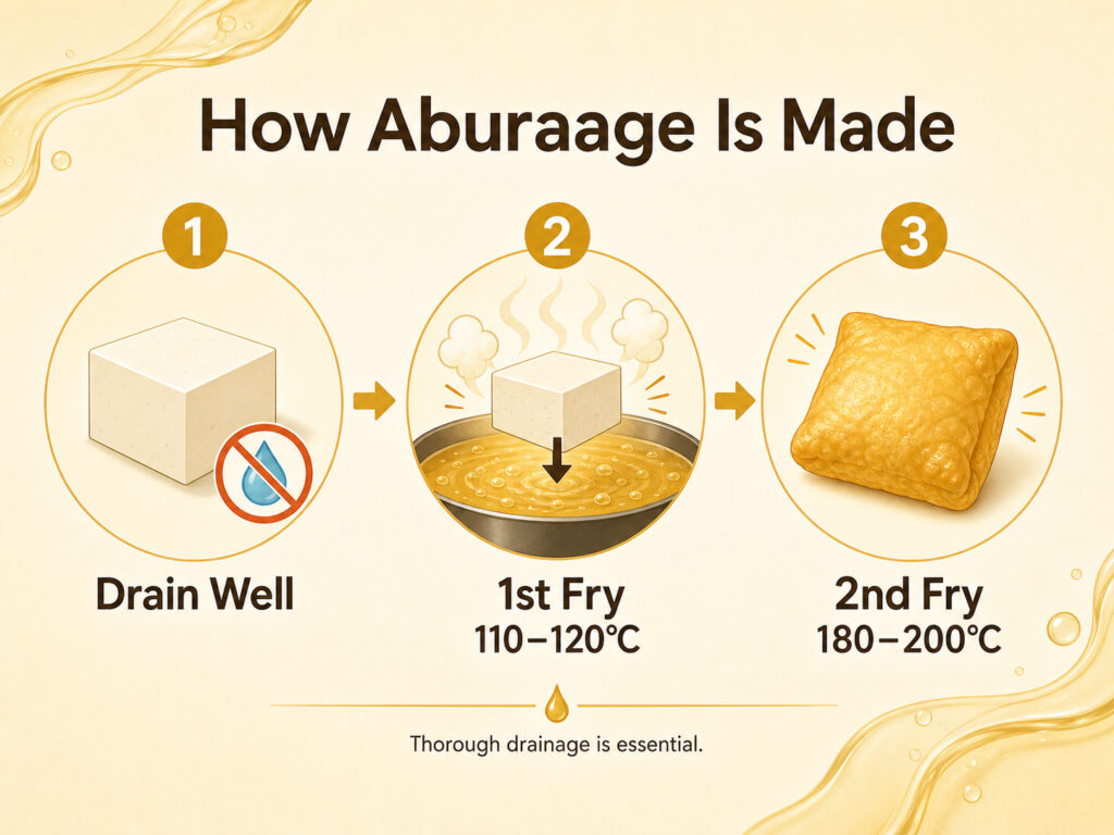How Aburaage Is Made