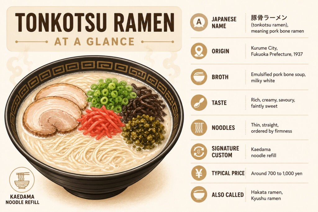 Tonkotsu Ramen at a Glance