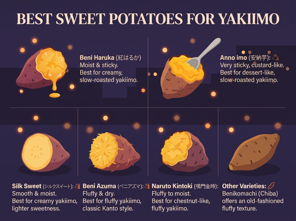 Los Mejores Boniatos para el Yakiimo