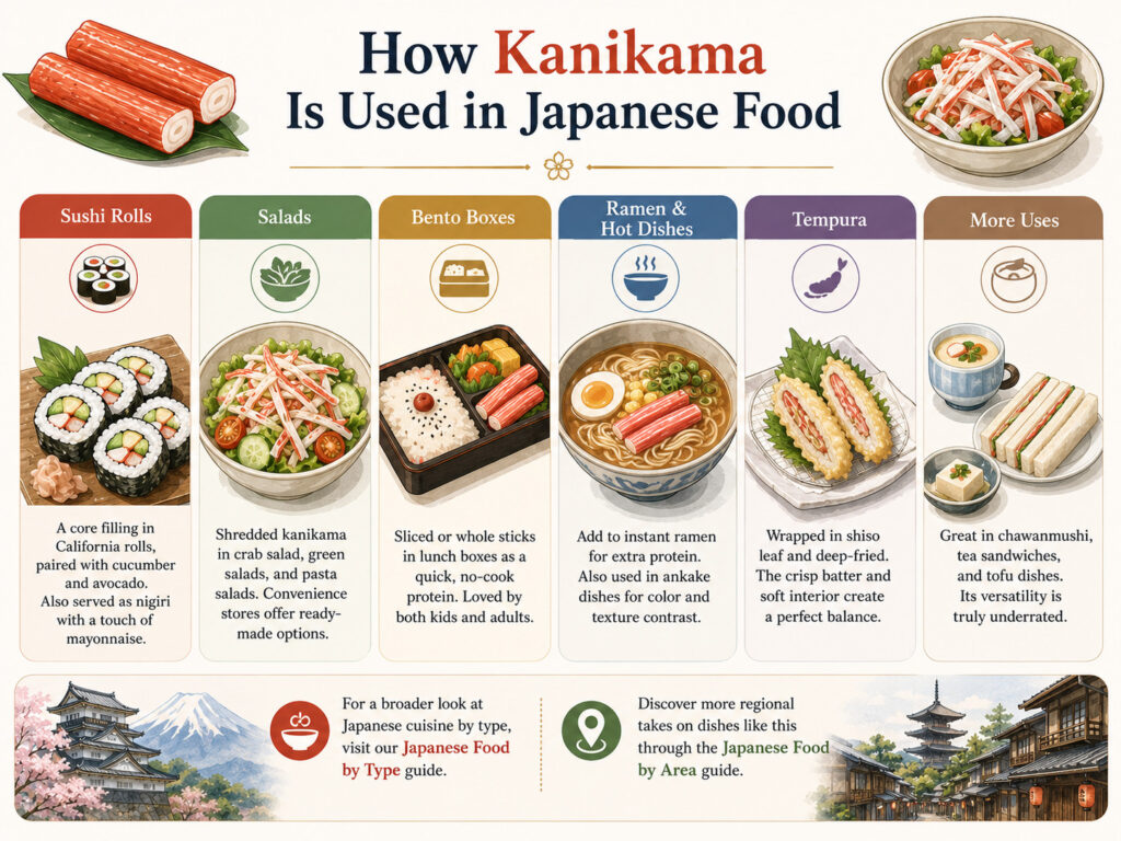 How Kanikama Is Used in Japanese Food