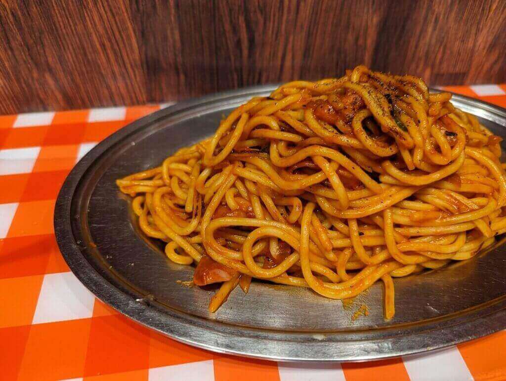 Konjac Pasta with Olive-Tomato Sauce - A Lady In France