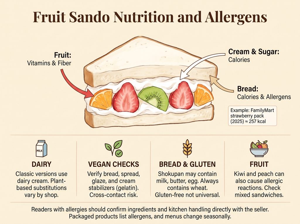 Fruit Sando Price, Nutrition, and Allergens