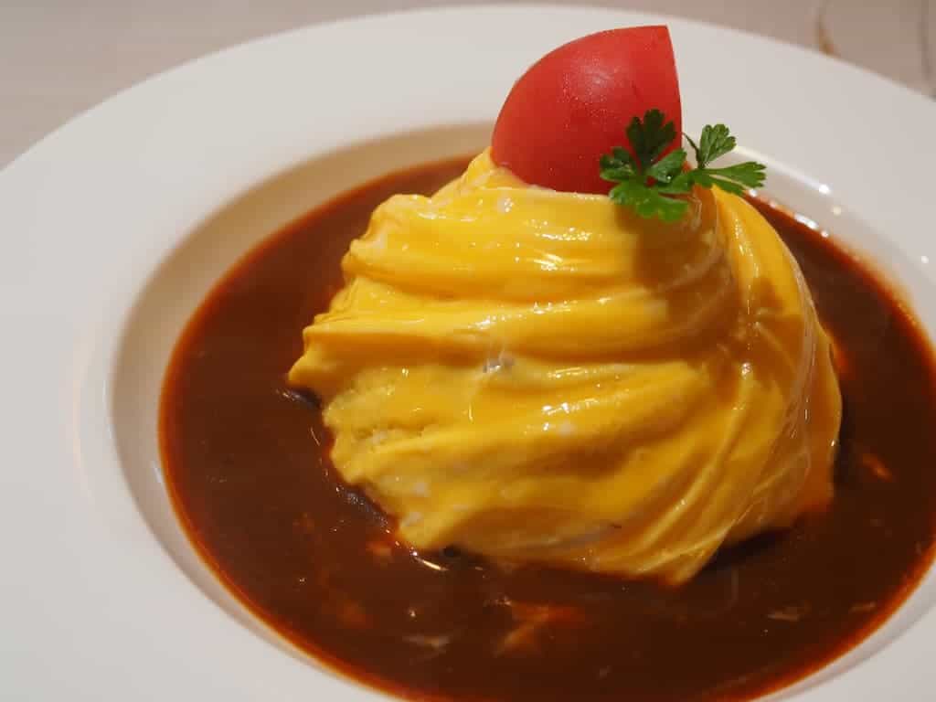 Dressed Omu Rice