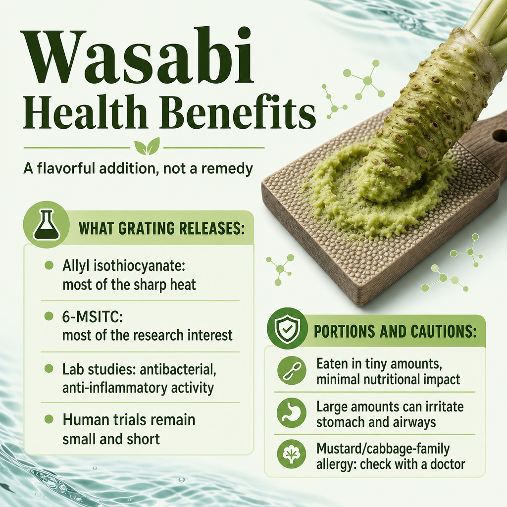 Beneficios del wasabi para la salud