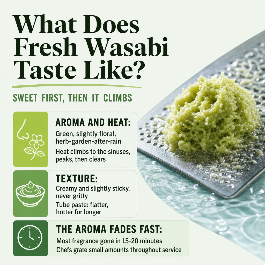 What Does Fresh Wasabi Taste Like?