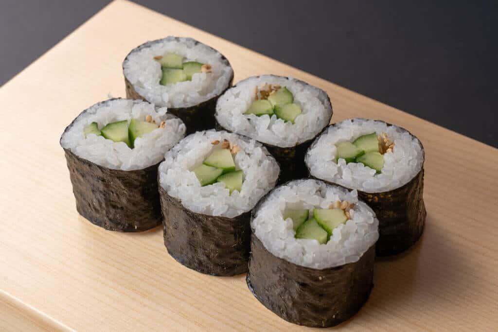 Kappa Maki (Cucumber Sushi Rolls)