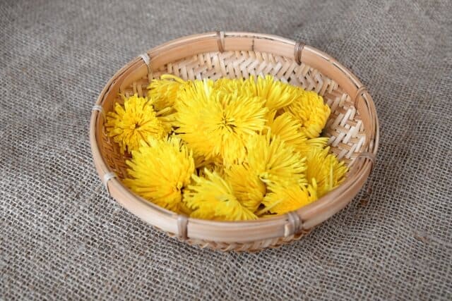 Chrysanthemum dishes (菊料理)