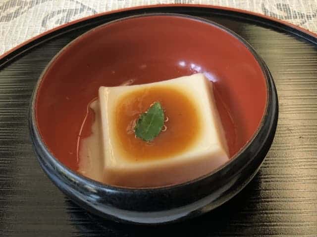 Walnut tofu in Taishozo