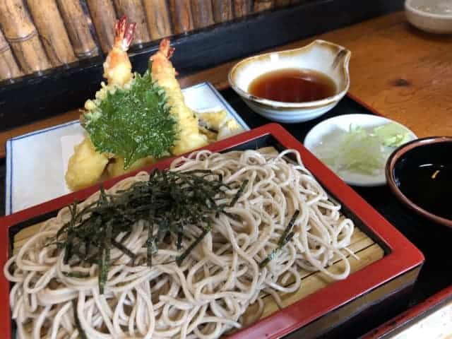 Zaru Soba with Tempura