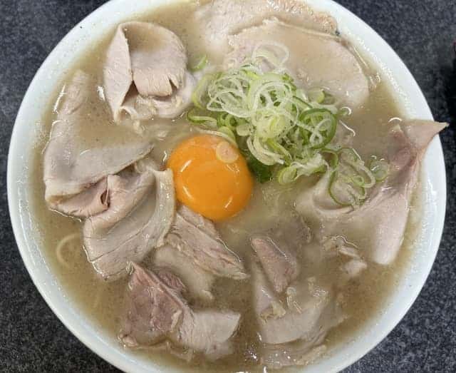 Saga Ramen with raw egg