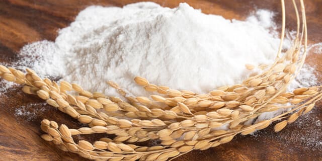 rice flour with wheat