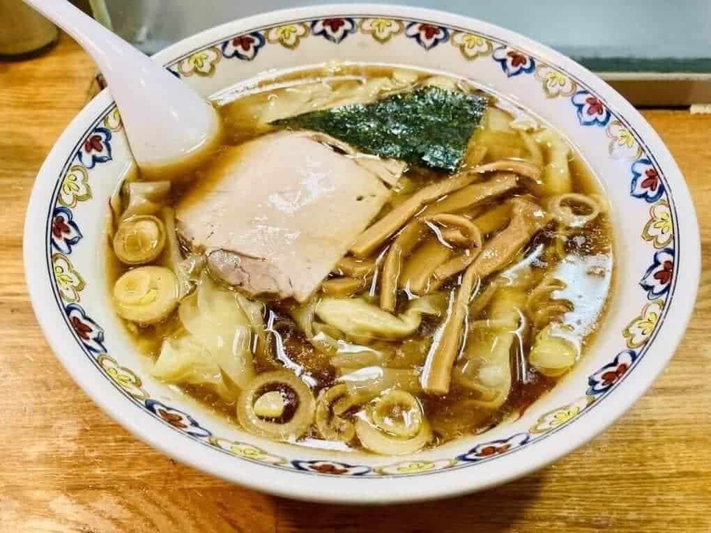 Ogikubo ramen with spoon