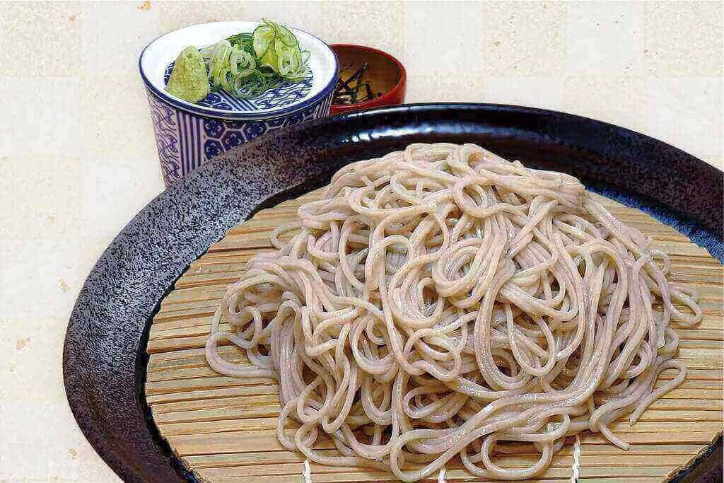 nihachi soba with side dish