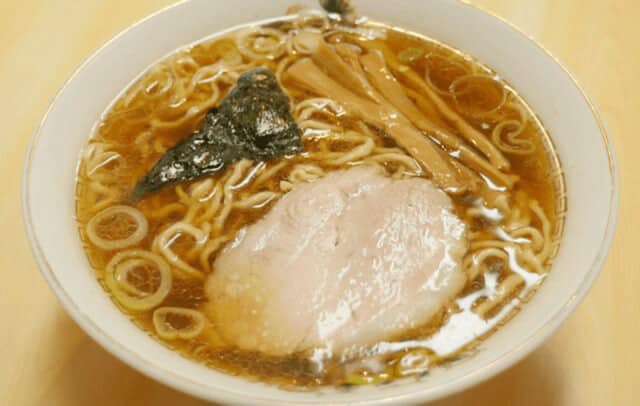 Ogikubo ramen in white bowl