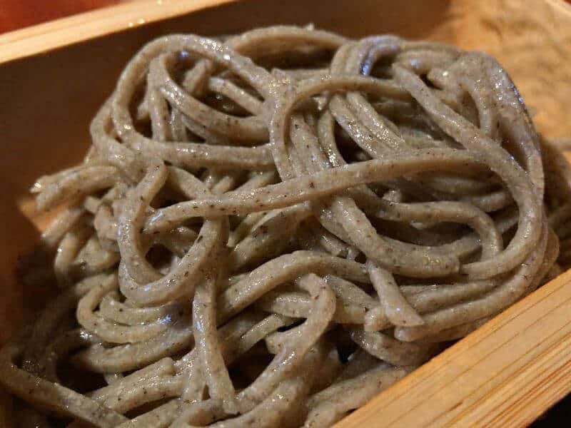 close up photo of Juwari soba