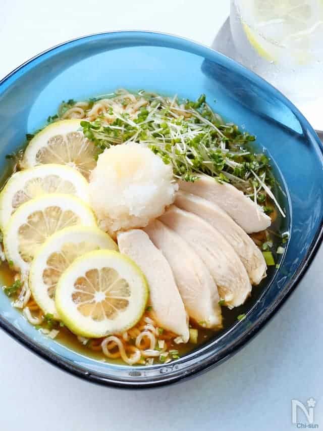 Lemon and Miso Hiyashi Ramen