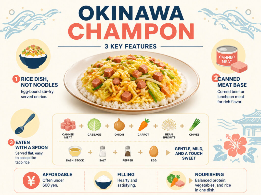 Features of Okinawa Champon
