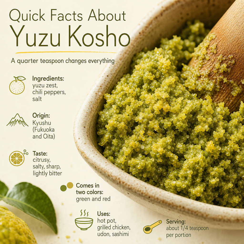 Quick Facts of yuzu kosho