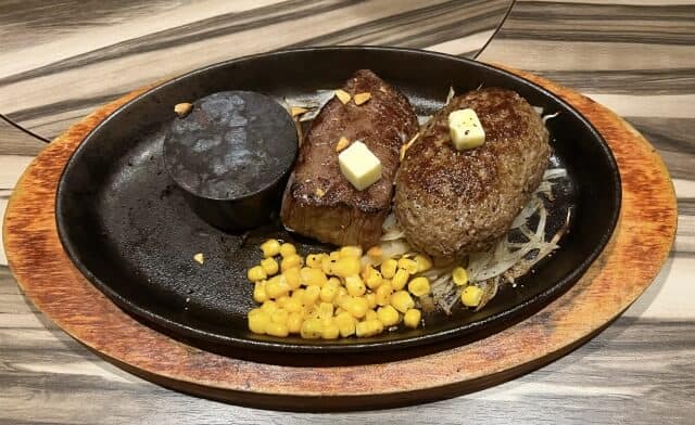 Miyazaki beef with corn