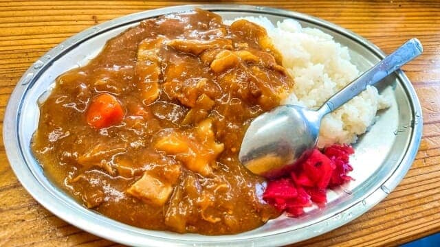 full plate of Japanese Curry