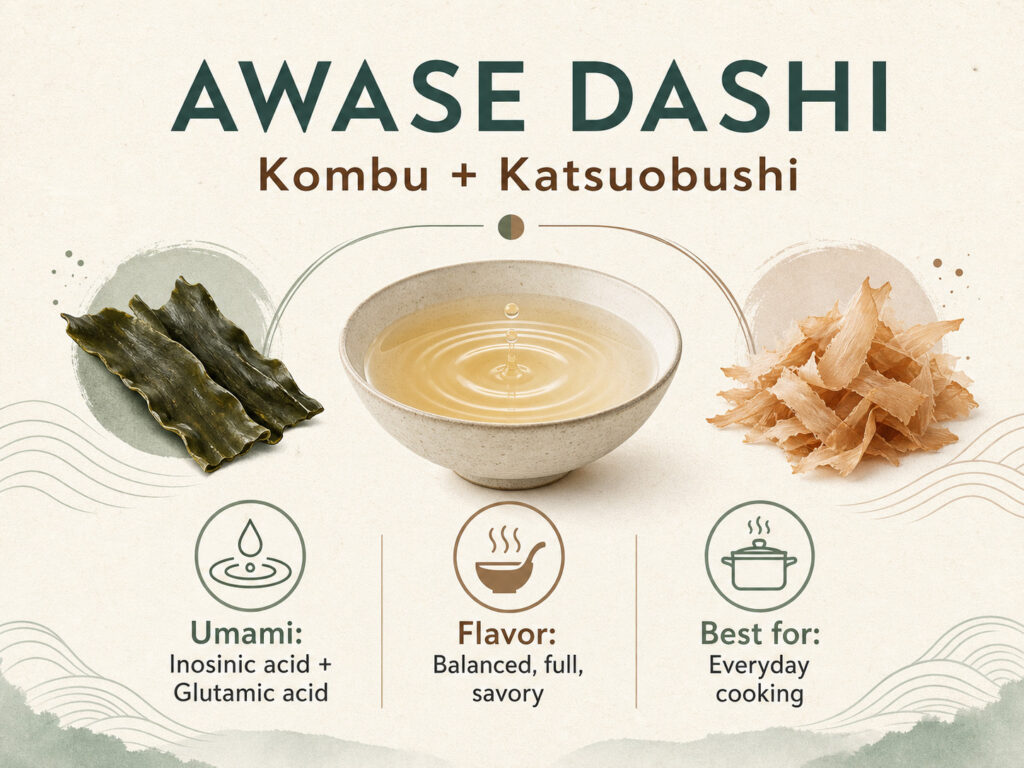 Awase dashi (合わせだし)