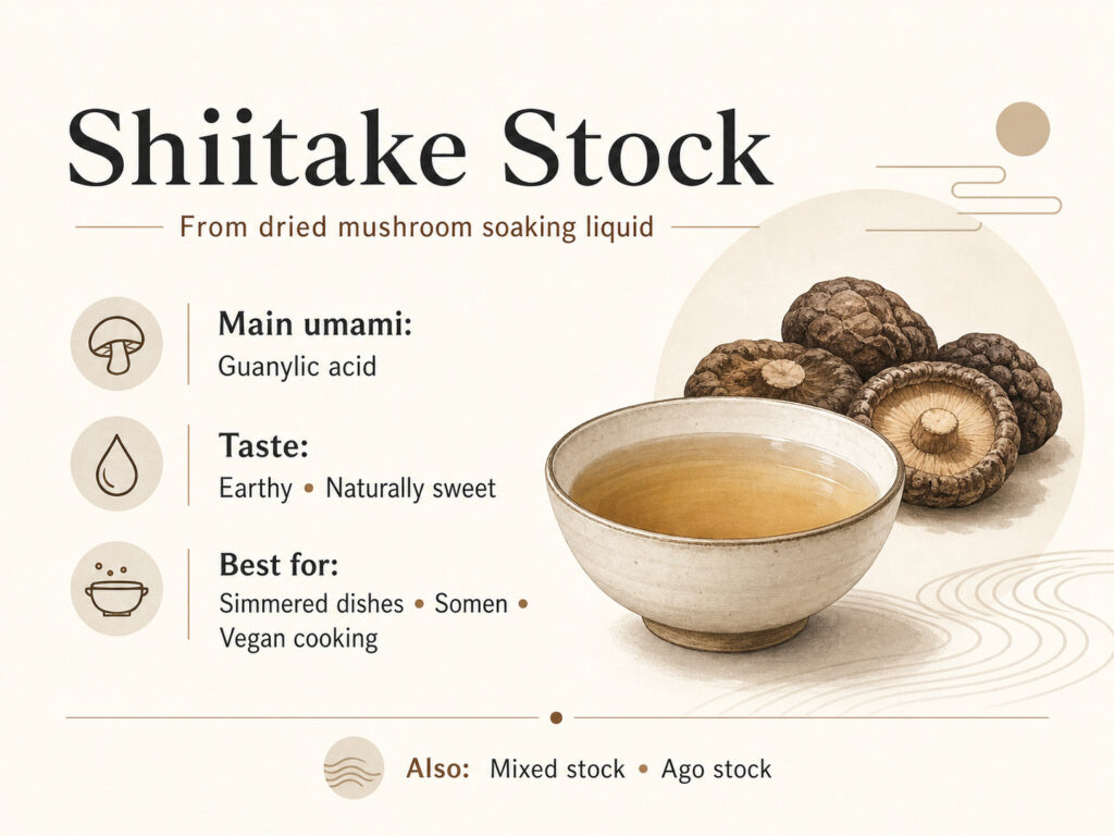 Shiitake Stock(椎茸だし)