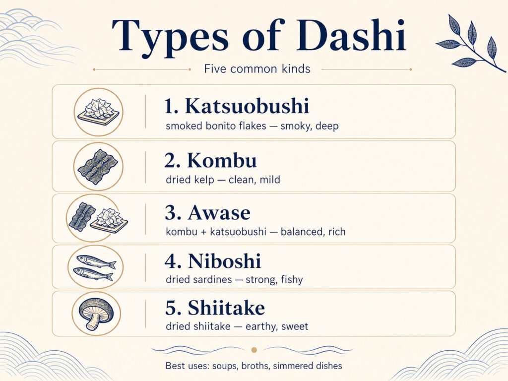 Types of Dashi