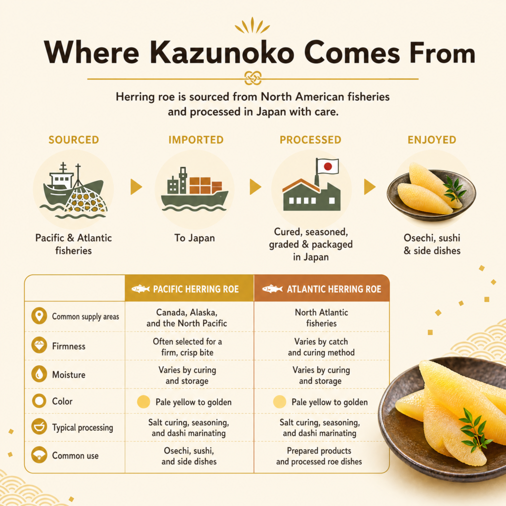 Where Kazunoko Comes From